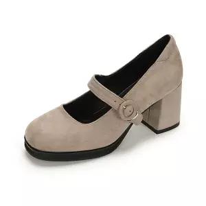 [무크]엠.무크 페이츠 메리제인 펌프스 타우페 516423107IF