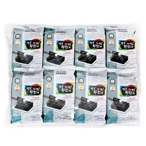 갤러리아 장흥무산김 착한김 유기 3단도시락김 9절10매 16봉 x 3개