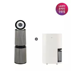 LG 퓨리케어 AI 360 공기청정기 + LG 휘센 오브제컬렉션 제습기 (AS335NSAC + DQ214MEGA)
