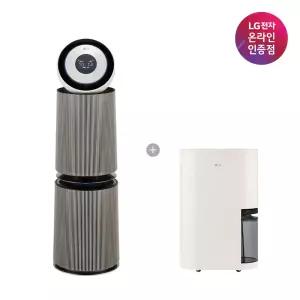 LG 퓨리케어 AI 360 공기청정기 + LG 휘센 오브제컬렉션 제습기 (AS335NSAC + DQ214MEGA)