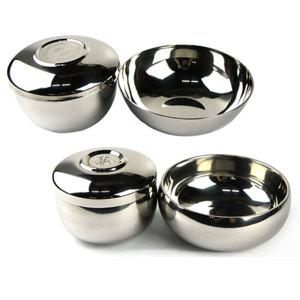 스텐 이중 보온 진공 식기 제사 제기 공기 대접