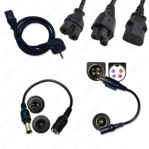 로더스 AC 파워 코드 전원 케이블 핀 D-SUB RGB TV 젠더 충전지 2구/3구/8자 파워코드 부품