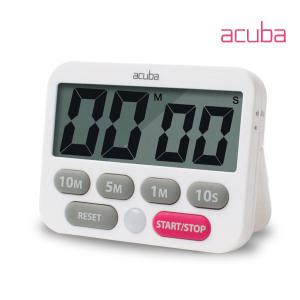 아쿠바 큰소리 다기능 듀얼 타이머 초시계