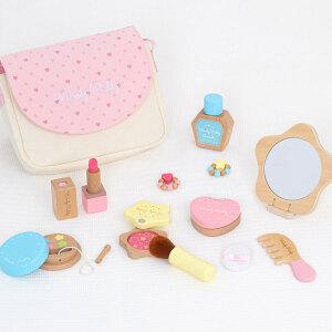 우디푸디 반짝반짝 메이크업세트 원목 화장품 장난감
