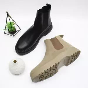 [피팅남]남자 올리버 5.5cm 키높이 스웨이드 앵클 첼시 부츠