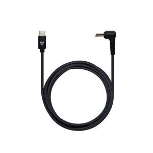 노트킹 USB PD 65W C타입 TO 삼성 노트북 충전기 어댑터 5.5X3.0 DC 변환 젠더 잭 팁 케이블 C-9