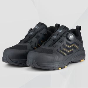 코오롱 안전화 작업화 KS-401D 블랙 다이얼 4인치 와이드토캡 논슬립 현장화