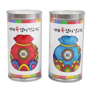 안녕미술아 새해 복주머니 색칠저금통(4인용)미술활동