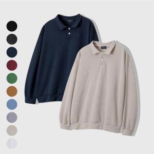 남자 빅사이즈 카라맨투맨 10컬러 보카시 니트