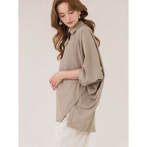 [막스까르띠지오]브이넥 카라 가오리 블라우스_P361916603