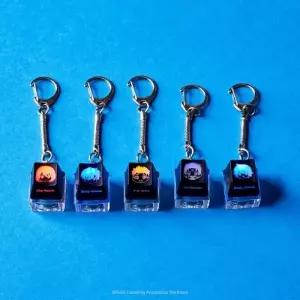 나 혼자만 레벨업 LED 키캡 키링 5종 택1