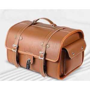 오토바이 대형 가죽 가방 방수 바이크 용품 탑박스