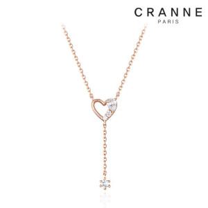 [끄란느] 하트 롱 목걸이 C24NB105