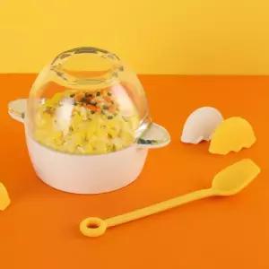 네오플램 에그밤 폭탄 IH 계란찜 세트(냄비+실리콘 그립+실리콘 스푼)