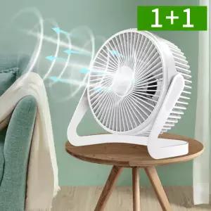 [1개+1개] 탁상용선풍기 스탠드형 USB BLDC모터 상하각도조절 저소음 선풍기