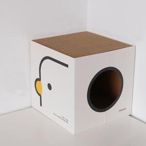 고양이 숨숨집 내구성좋은 스크래쳐 종이박스 놀이터