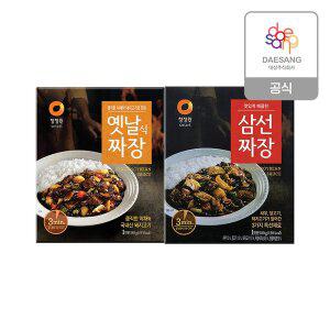 [청정원][본사직영]옛날짜장180g 8개 + 삼선짜장180g 8개