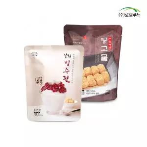 [롯데백화점]로뎀푸드(식품) [서울마님죽]국내산 팥으로  만든 알찬빙수팥500g+콩고물 인절미 200g