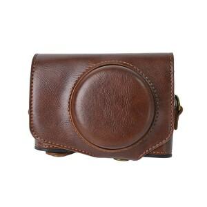 캐논 SX740 HS 케이스 파워샷 풀 바디 커버용 PU 가죽 카메라 가방