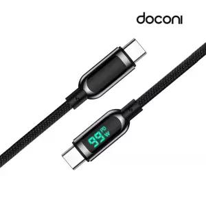 도코니 100w 디스플레이 C to C 고속충전 케이블