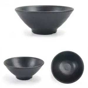 블랙 멜라민 후식 면기 소면 국수 라면 우동 그릇 면그릇 지름 14.3cm 17.3cm 18.3cm 19.8cm 22.2cm