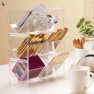 이노마타 층층이 티백 정리함/커피/홀더/스납함/차보관함/보관대/약품/약서랍/수납장/수납함/간식/티정리함