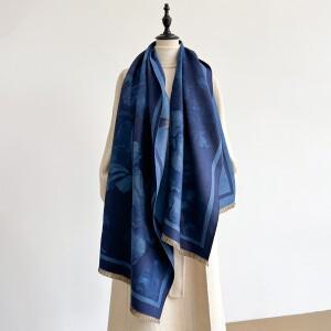 새로운 럭셔리 겨울 스카프 여성 캐시미어 따뜻한 브랜드 숄 랩 두꺼운 부드러운 부판다 판초 히잡