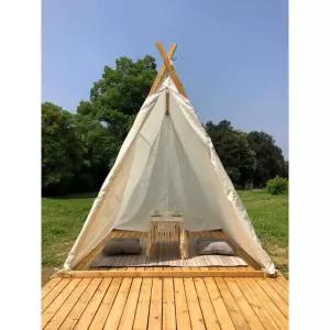 감성 인디언 글램핑 텐트 몽골 삼각 야외 옥상 천막
