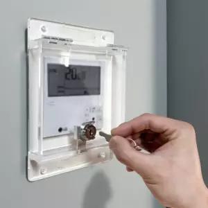 보일러 조절기 커버 온도 지역 난방 각방 덮개 스위치 분배기 가리개 벽면 호환용