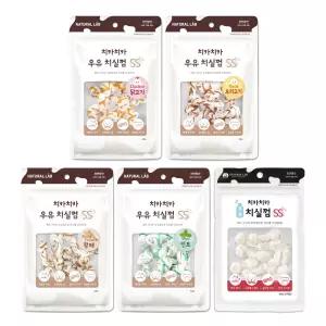 네츄럴랩 치카치카 우유 치실껌 5종 강아지간식