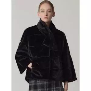 [르오트]벨루아 에코밍크 머플러 세트 자켓_P409700490