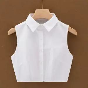 넥카라 셔츠 페이크 케이프 레이어드 이너카라