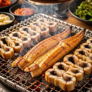 백두수산 국산자포니카 손질민물장어 1kg + 초생강 + 소스2 손질후 600g