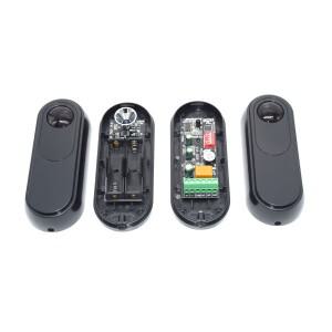 DC12-24V 적외선 빔 센서 감지기 알람 포토셀 송신기 게이트 오프너 배리어 호환용 배터리 구동