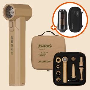 카고컨테이너 제트 에어건 무선 초강력 캠핑 에어 펌프 베이지
