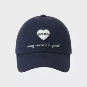 이미스 HEART WAPPEN BALL CAP-NAVY