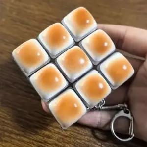 피젯 키보드 캐러멜빵 딸깍이 톡톡이 키캡 토이 키링