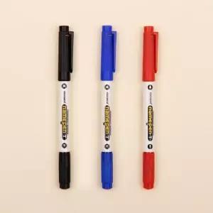 가는글씨 중간글씨 양면 네임펜 12개입