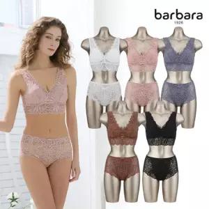 바바라 트렌디 플라워패턴 여성속옷세트 10종
