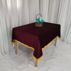 벨벳식탁보 벨벳테이블보 185cmx155cm 행사용테이블보