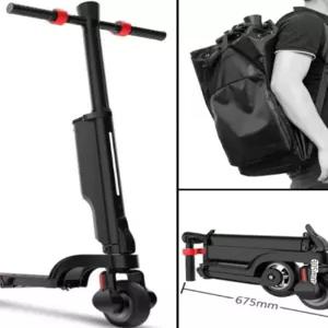 HX 초소형 전동킥보드 배터리1개 경량 4단폴딩 탈착식 킥보드 접이식