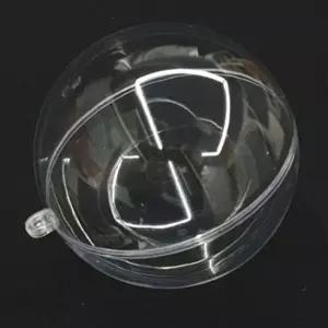 투명캡슐 뽑기캡슐 데코 파티용품 플라스틱 투명공 9cm 4p