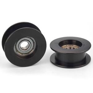 H그루브 베어링 풀리 나일론 벨트 가이드 휠 행잉 가정용 가구 롤러 하드웨어 액세서리 1PC