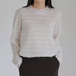 [하프클럽/]빅사이즈 512 꽃크로셰셔링넥티셔츠 DWBV839