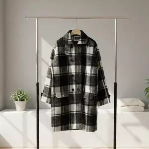 [올리비에스클로젯] 격자 체크 비조장식 누빔코트_O2512CT602D