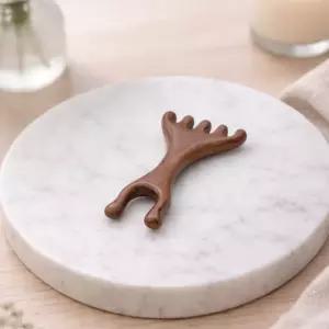 우드 눈목괄사 눈 목 머리 두피 괄사 마사지기 지압 림프순환 얼굴 바디 경락 마사지