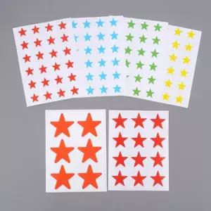 컬러 별모양 스티커 1장 6P 12P 24P 별모양스티커 컬러스티커 컬러별스티커 무지스티커 메모스티커