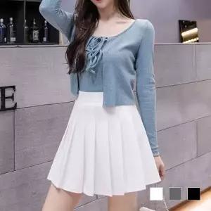 하이웨스트 슬림 베이직 정장 미니스커트