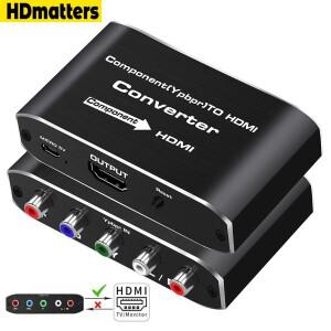 HDMI 변환기 5 RCA RGB Ypr - 비디오 케이블 어댑터 Wii DVD PS2 HDTV용 출력 입력 구성 요소