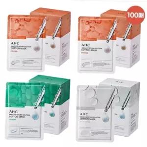 브라이트닝25 카밍25 100매세트 마스크 퍼밍50 AHC 팩